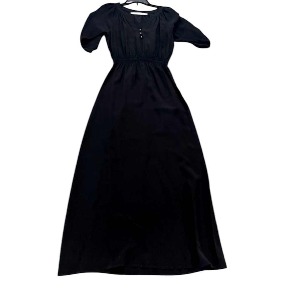 TWELFTH STREET BY CYNTHIA VINCENT BLACK DRESS 100% Silk size 4